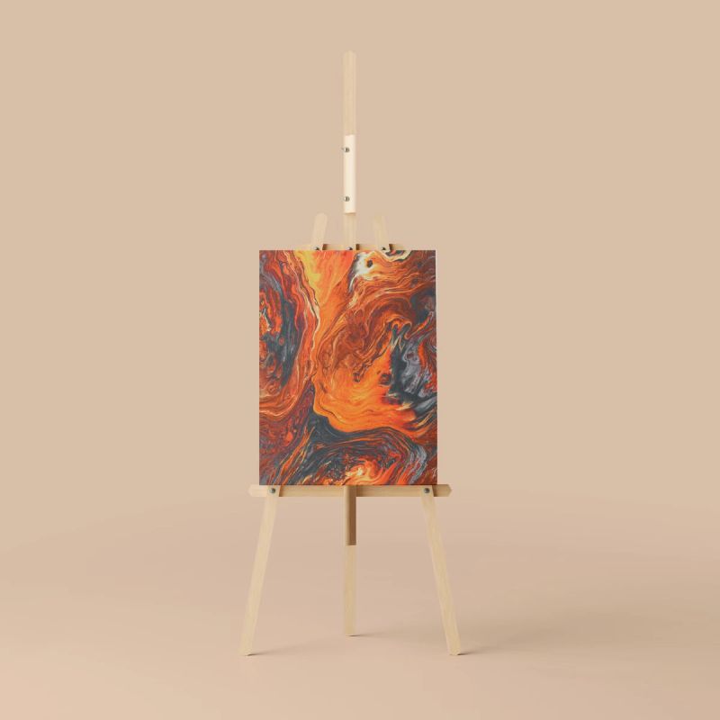 Easel and Canvas Mockup 2
