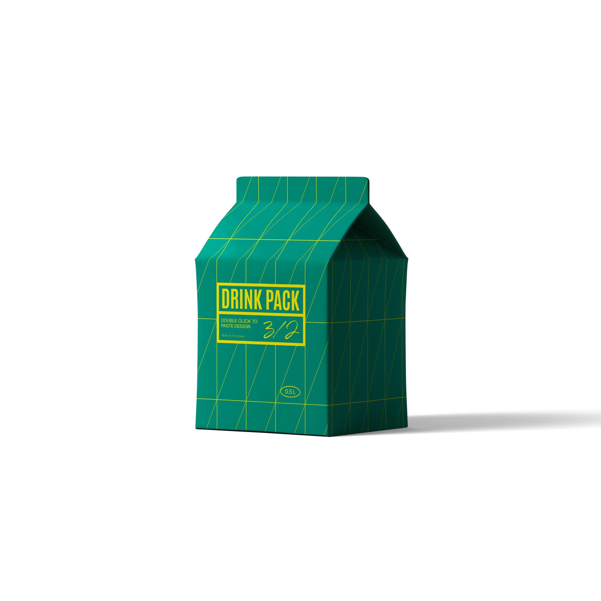 Free Drink Pack Mockup V11 Front View