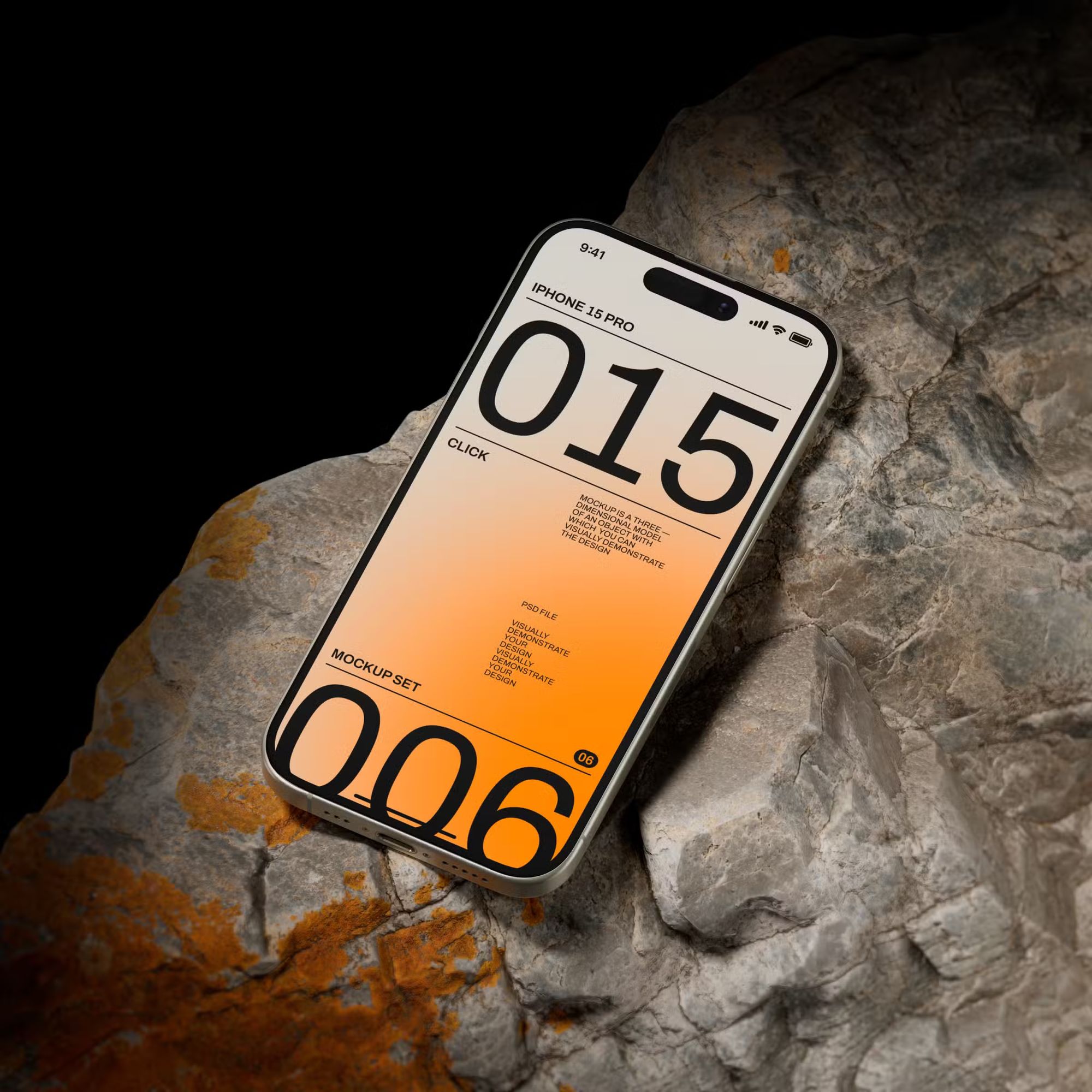 iPhone 15 Pro Mockup