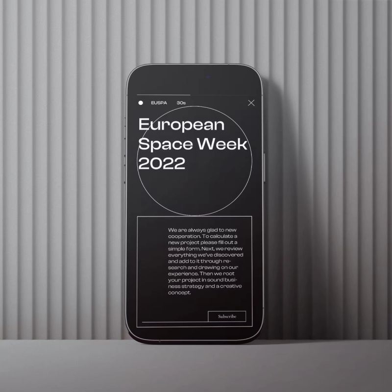 Free Iphone 14 Pro Mockup Against The Wall Front View