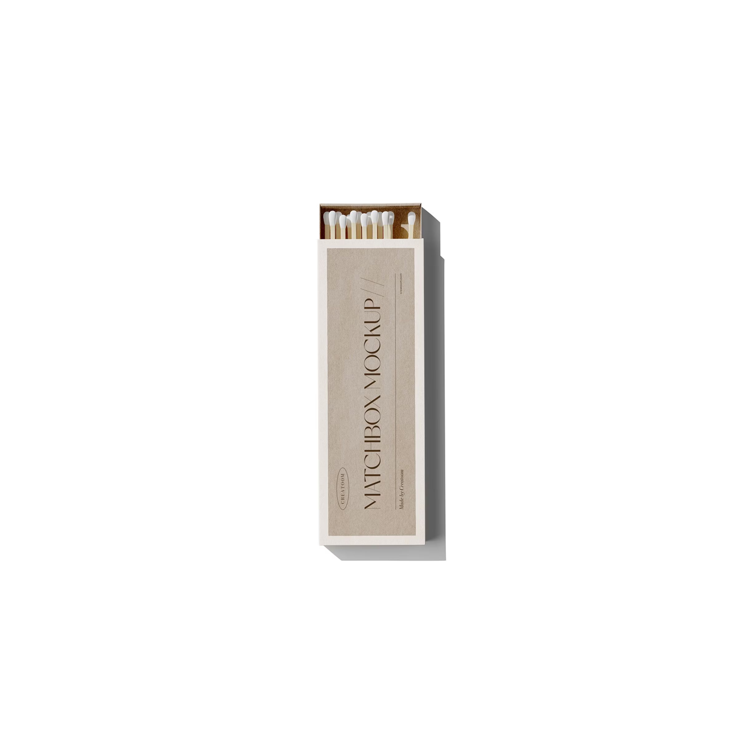 Free Matchbox Mockup V1 Front View