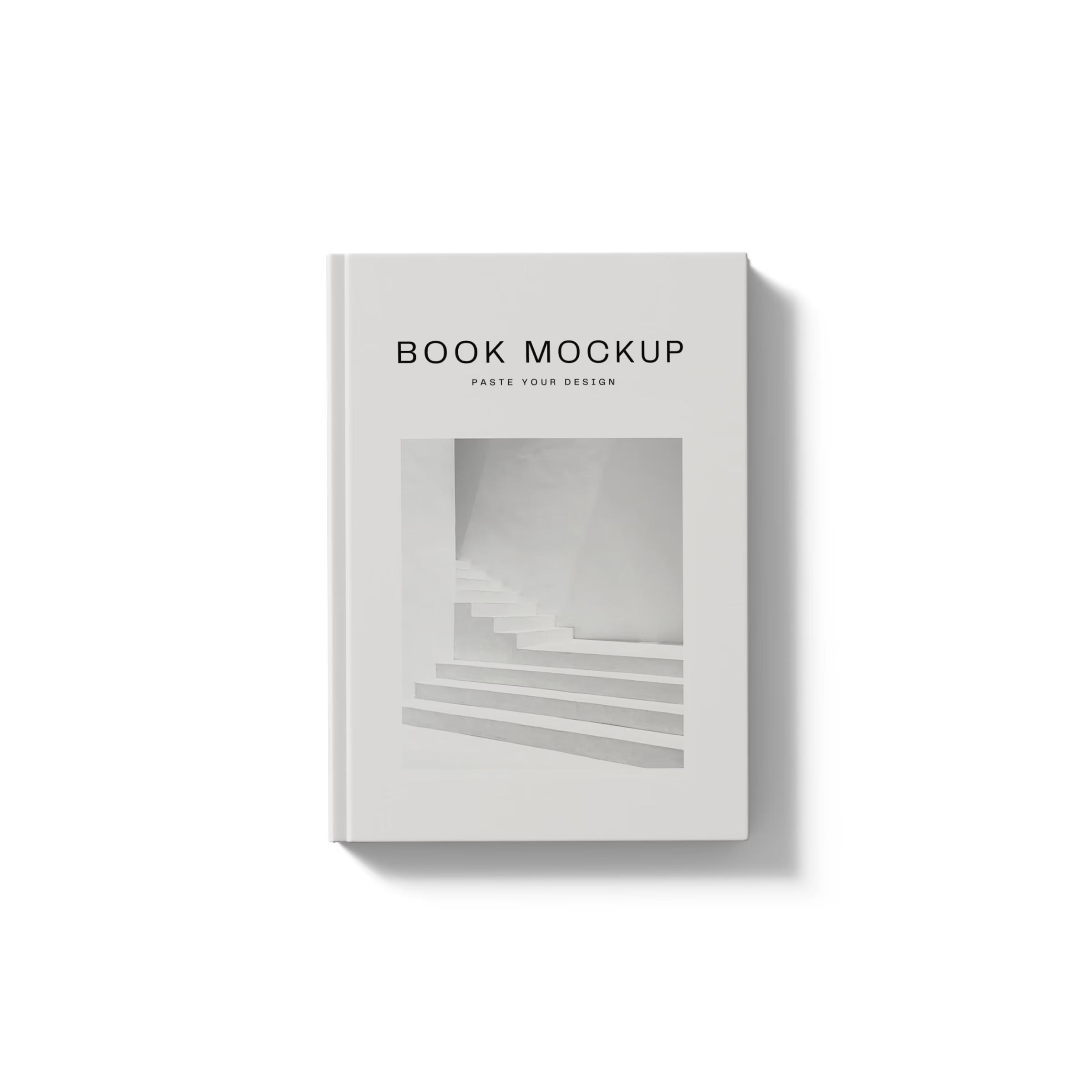 Free Book Mockup V3 Top View