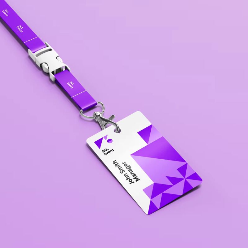 ID Card Holder Mockup