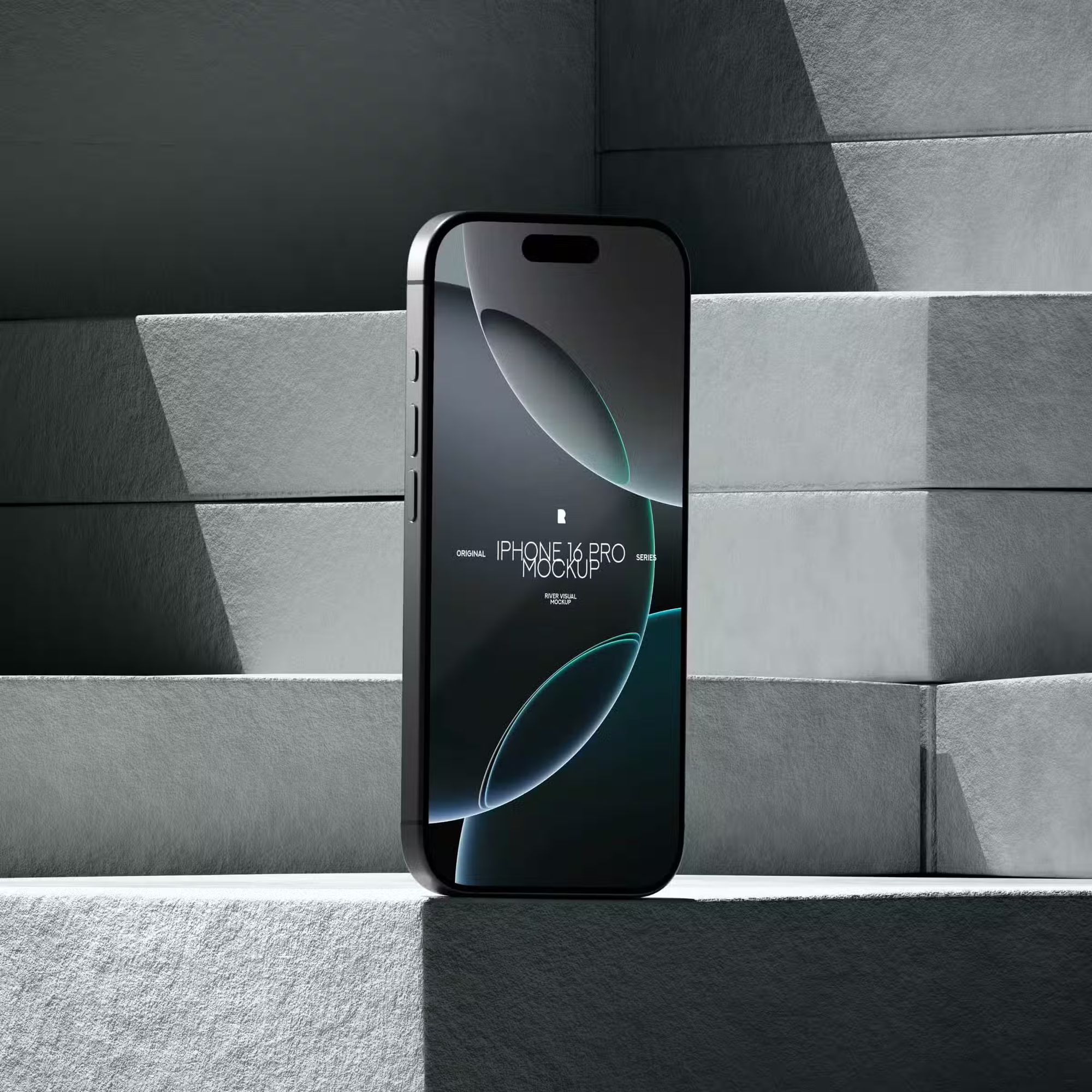 iPhone 16 Pro - Slab Series Free Mockup