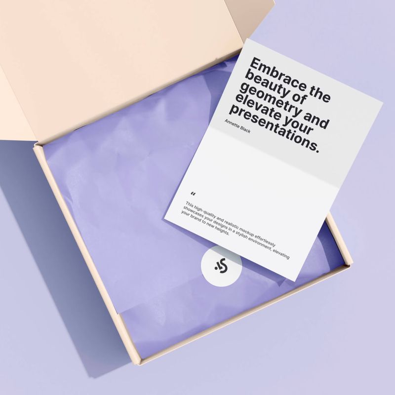 Free Box and Gift Card Mockup