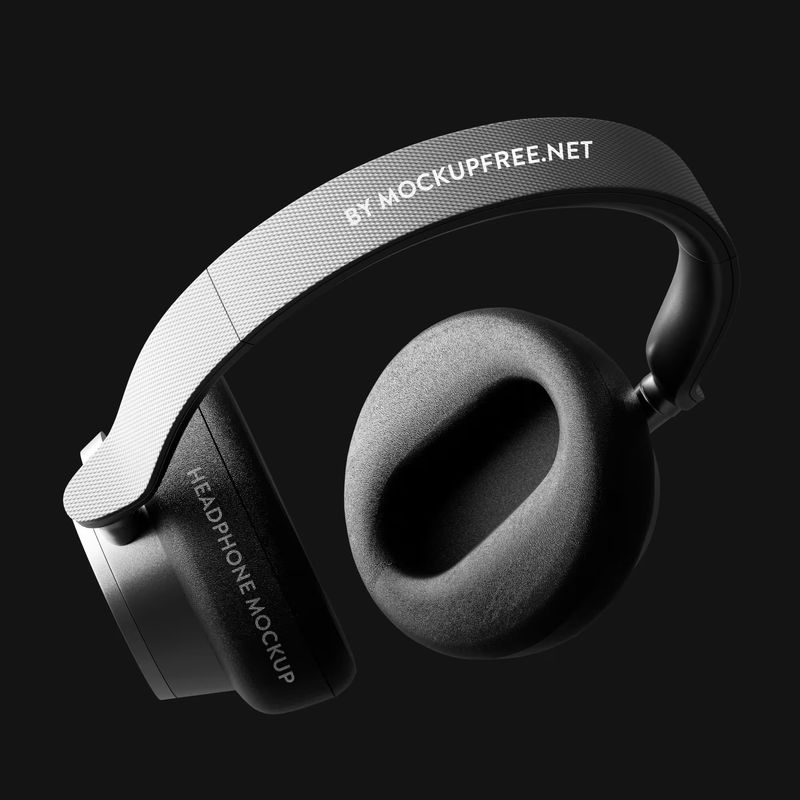 Wireless Headphone Mockup 3