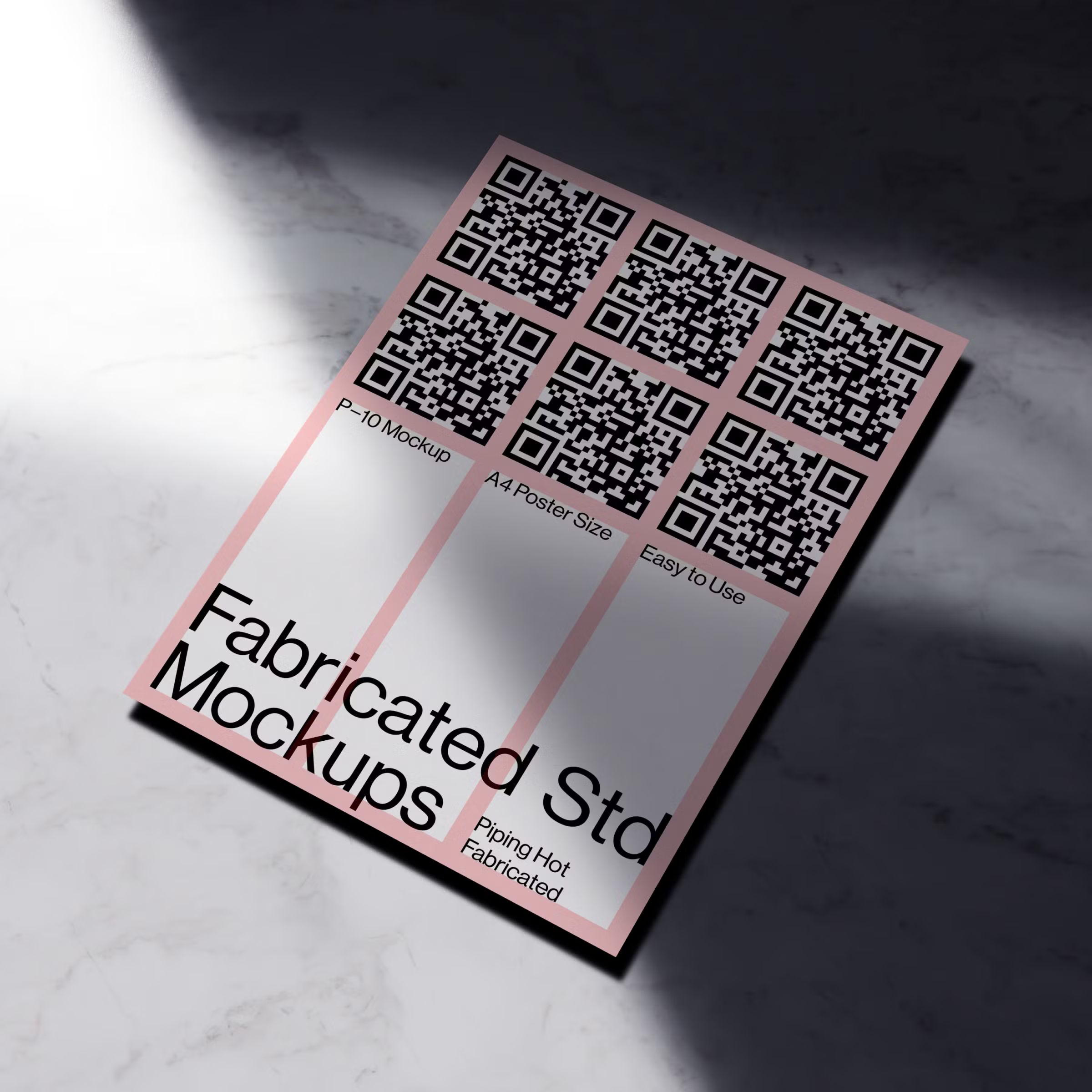 Free P–10 A4 Poster Mockup