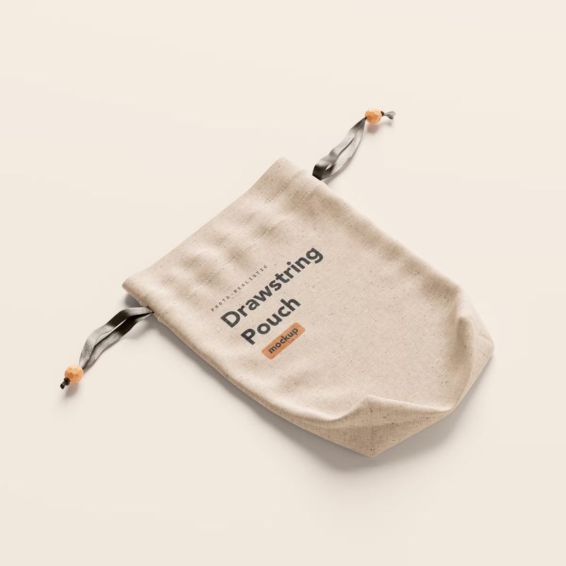 Drawstring Pouch Mockup 5
