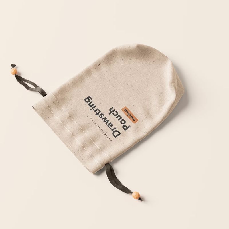 Drawstring Pouch Mockup 4