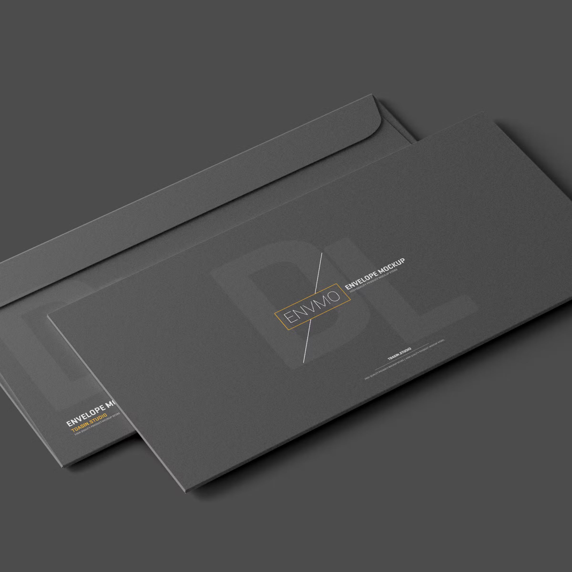 Free DL Envelope Mockup 3