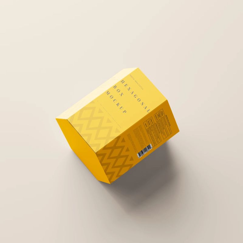 Hexagonal Box Mockup 5