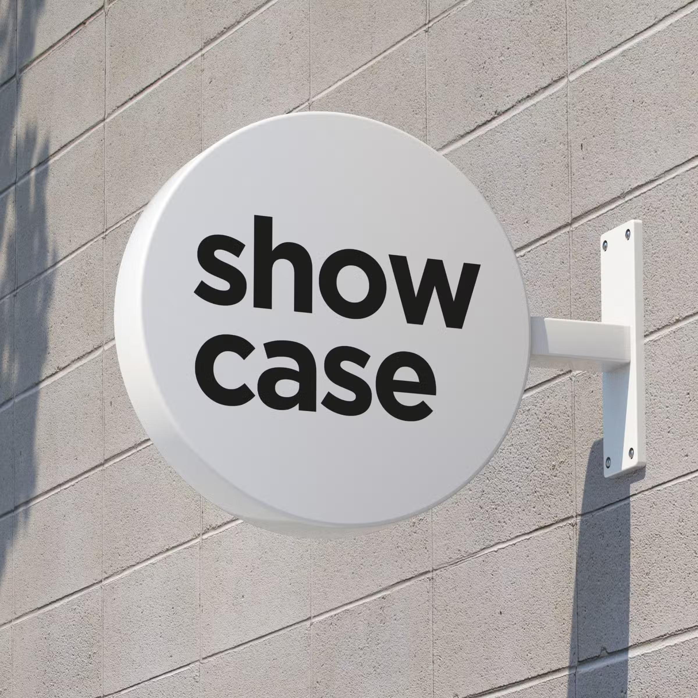 Free Circle Sign Mockup