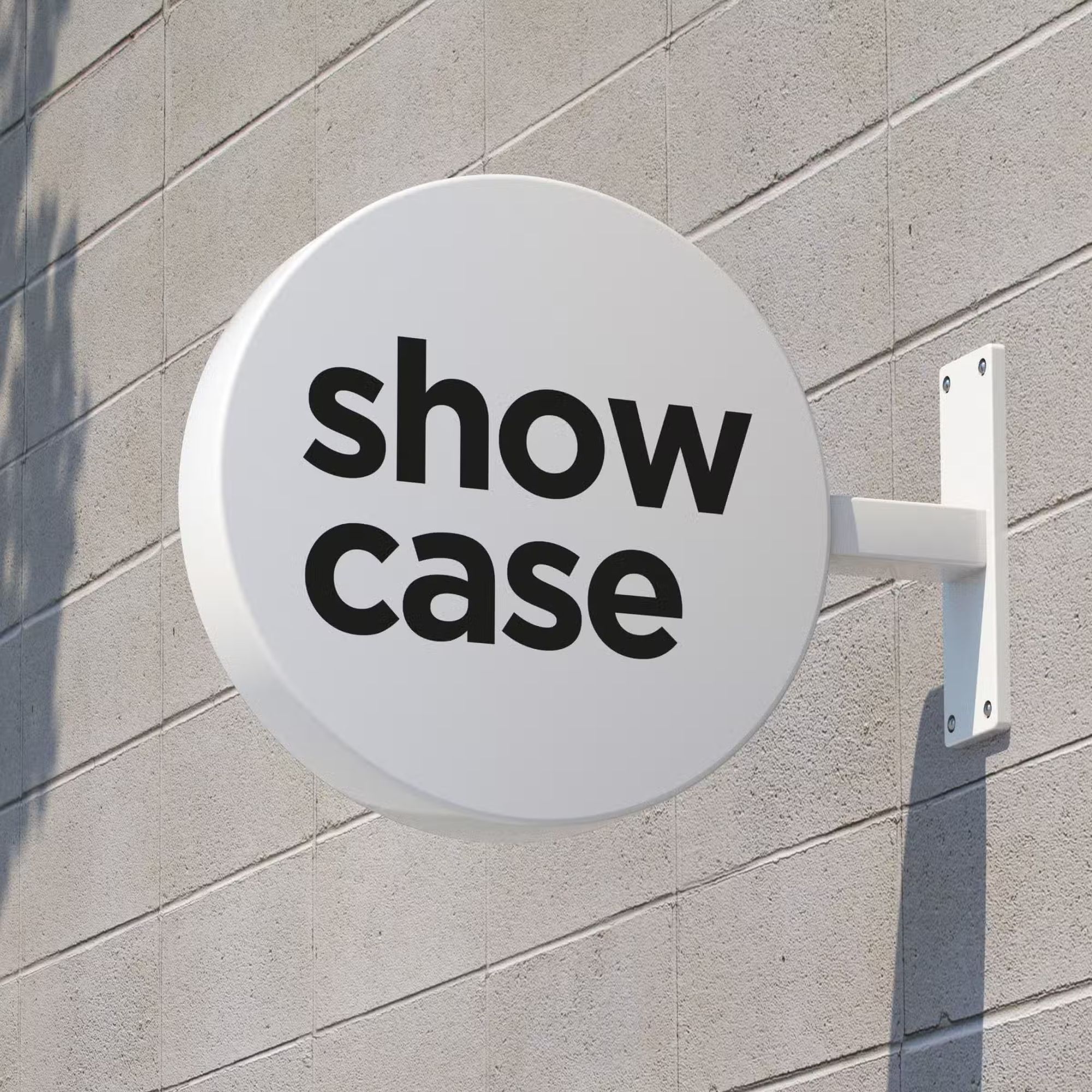 Free Circle Sign Mockup