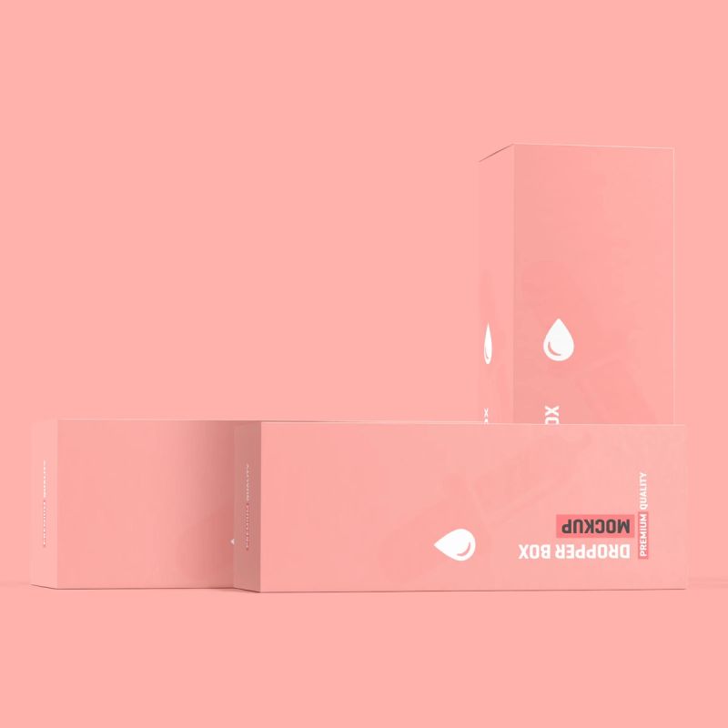 Dropper Bottle Packaging Mockup 2