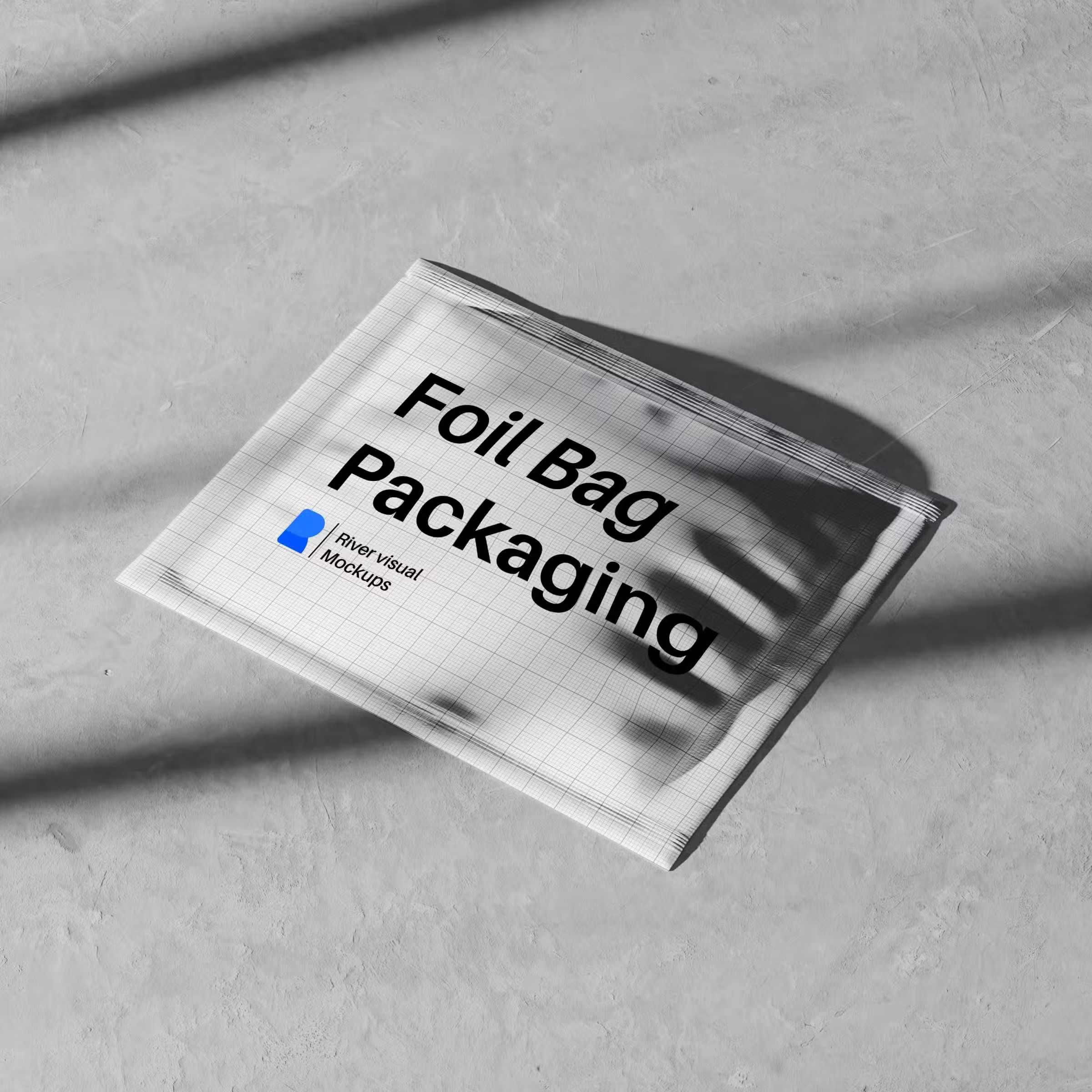 Foil Bag Packaging Free Mockup