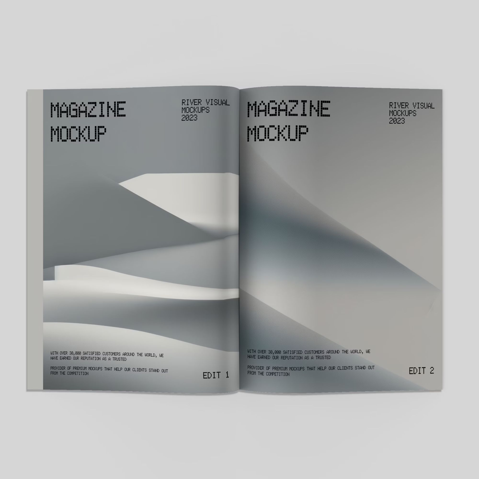 Magazine Mockup Free