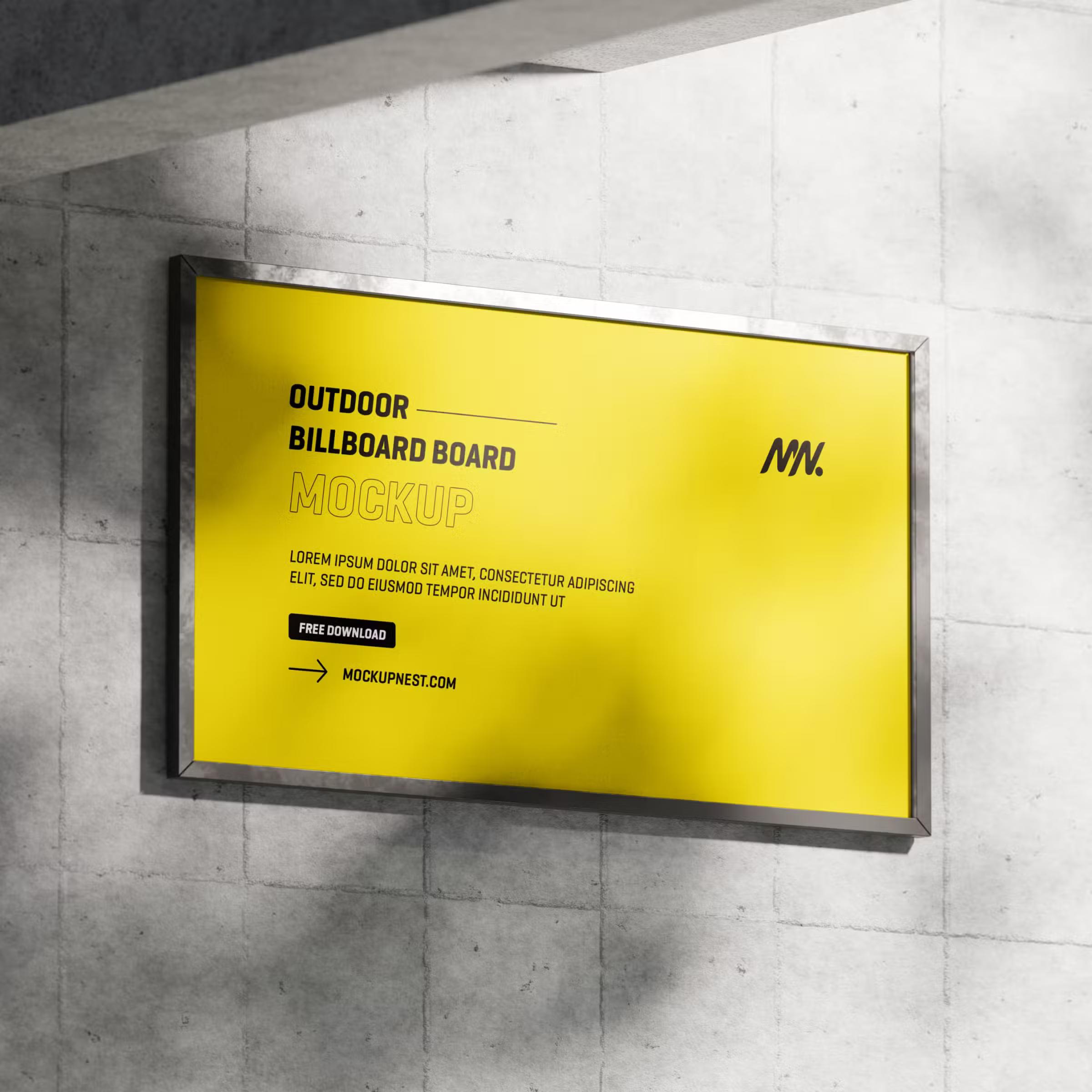 Outdoor Billboard Mockup 2