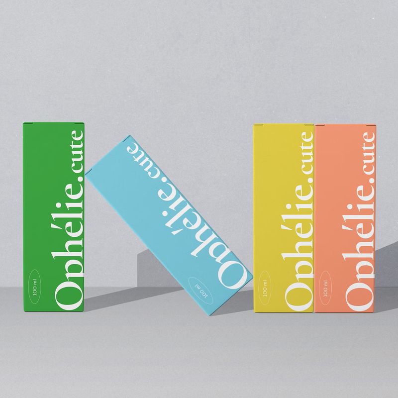 Free Scene With Color Paper Box Mockups