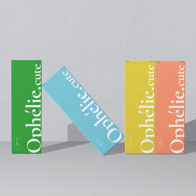 Free Scene With Color Paper Box Mockups