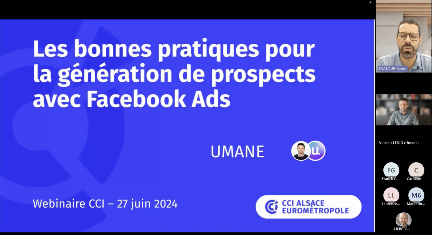 Webinaire CCI Alsace – Bonnes pratiques pour la génération de prospects avec Facebook Ads