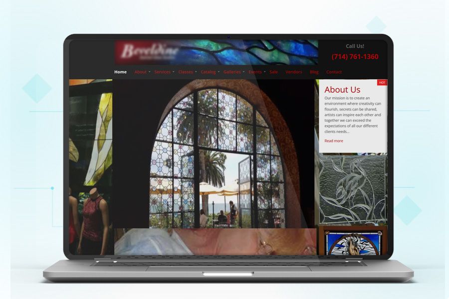 Art Glass Website Redesign & WordPress Migration