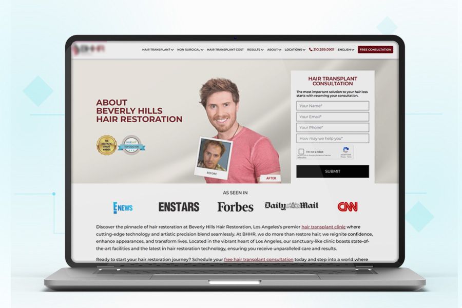 hair restoration clinic case study