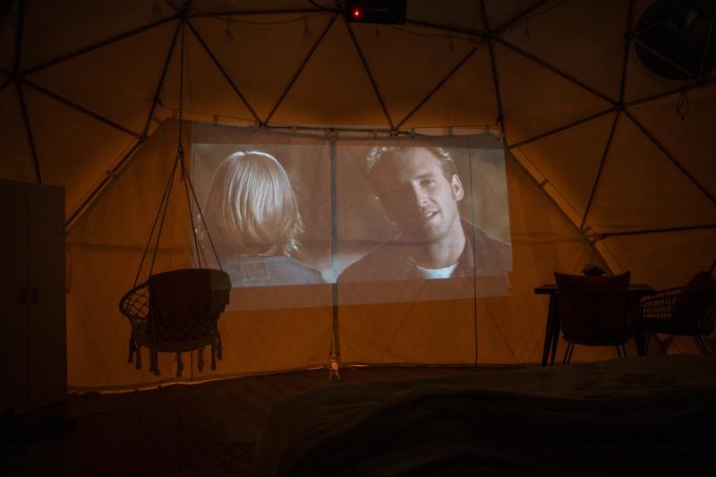Campfire Hollow geodesic dome retreat on Table Rock Lake