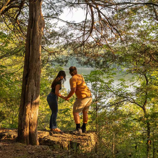 Campfire Hollow geodesic dome retreat on Table Rock Lake
