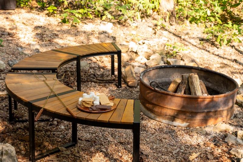 Campfire Hollow geodesic dome retreat on Table Rock Lake