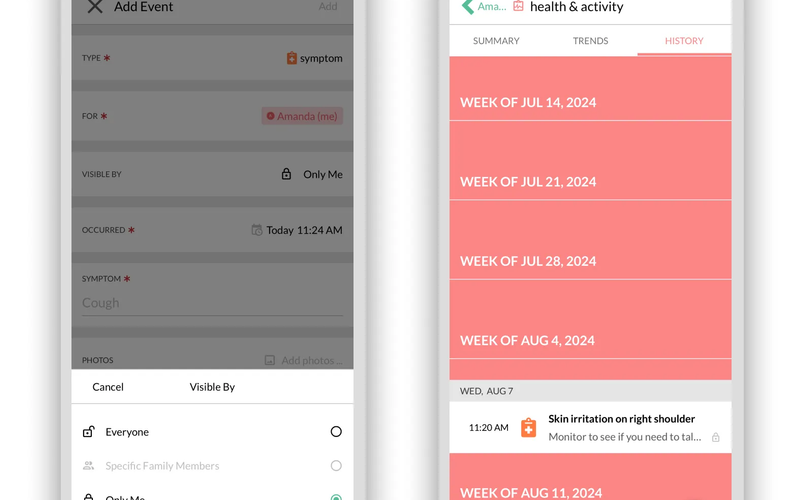 Select which team members can view individual pieces of content