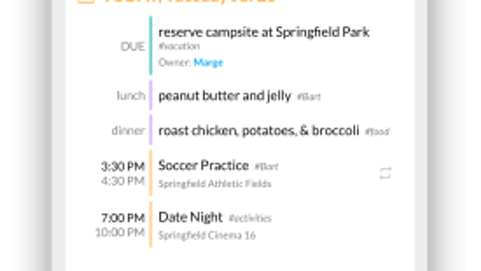New Feature: Shared Family Calendar