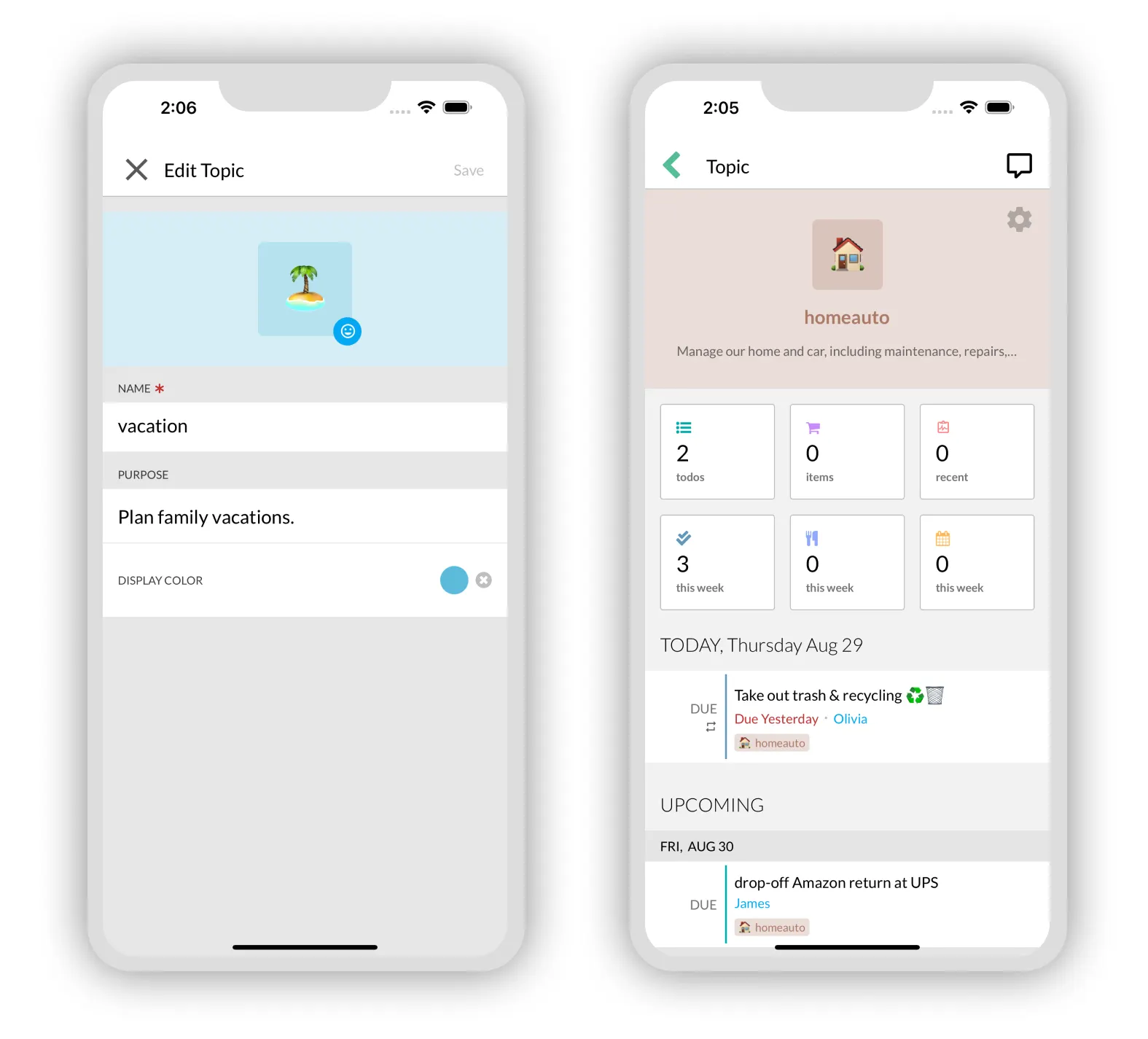 Assign Topic Colors & Emojis