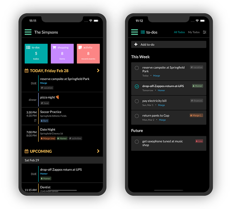 Dark mode automatically enabled based on phone settings