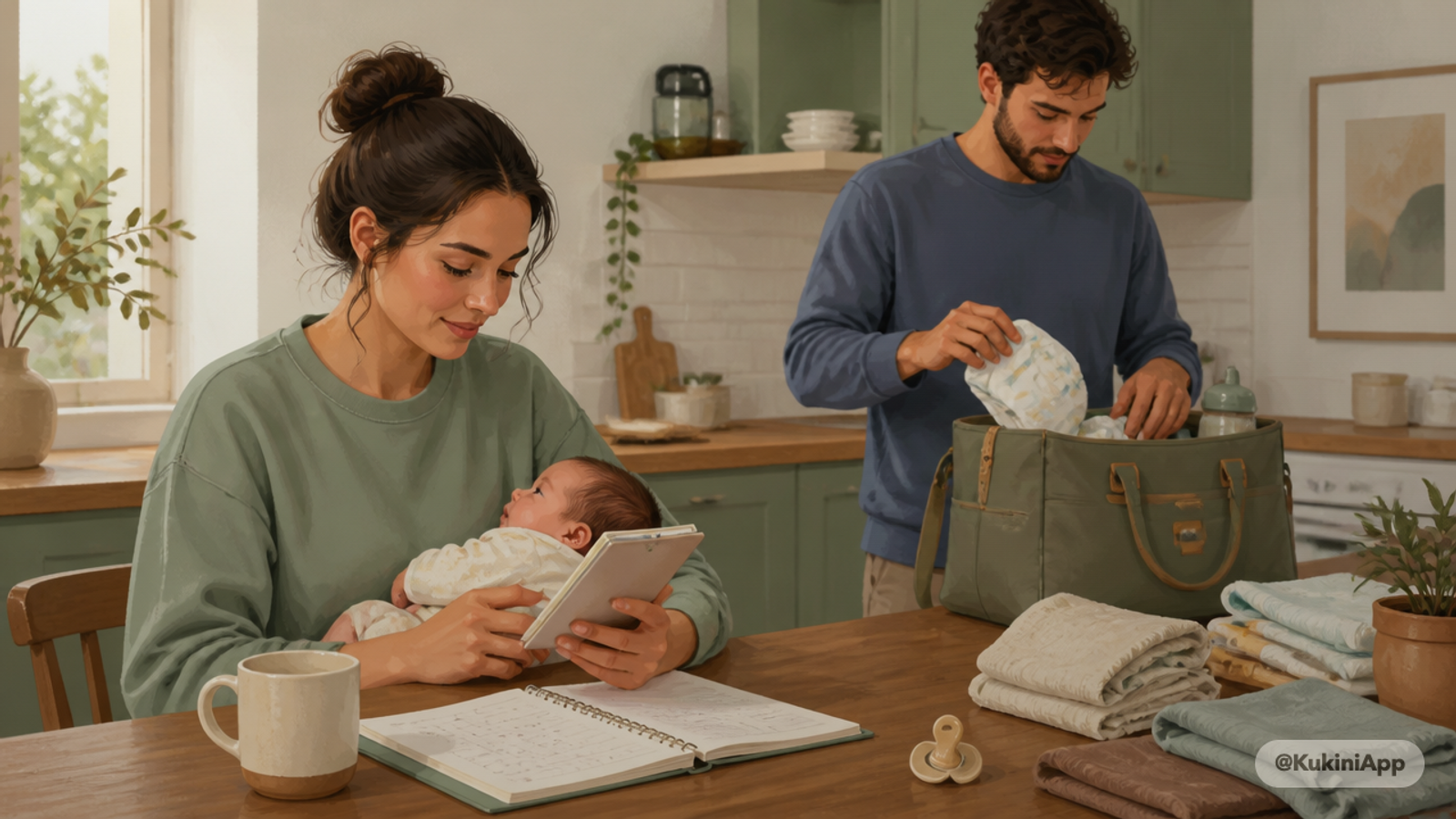 New parents do not stop tracking because they stop caring