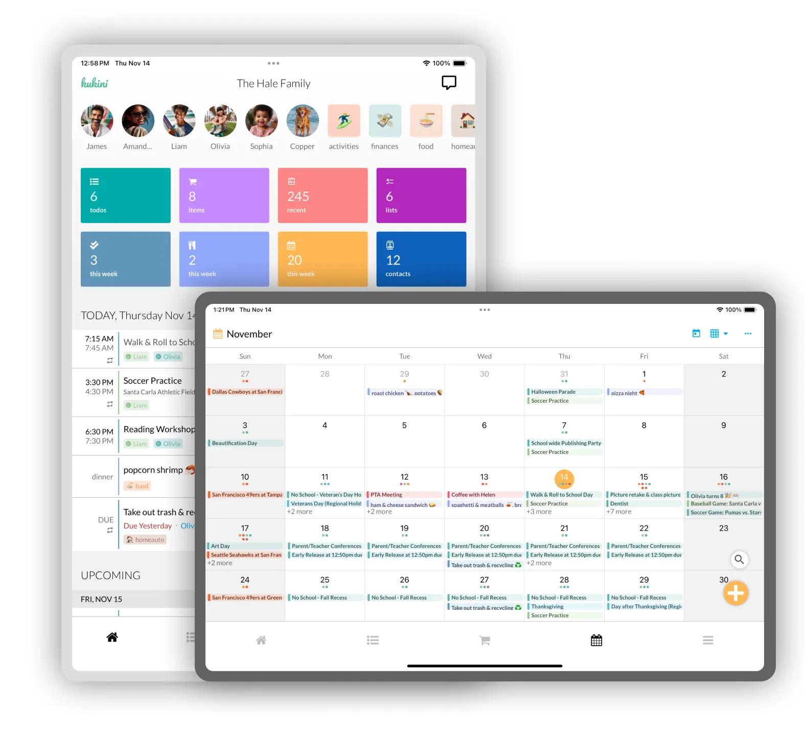 New iPad and tablet support, including landscape orientation