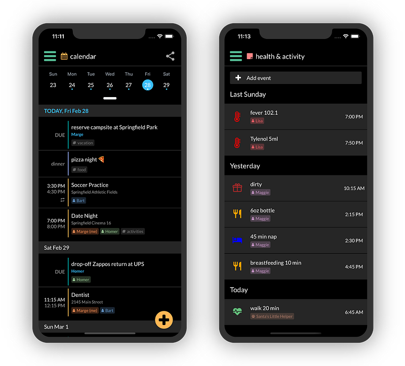 New dark theme