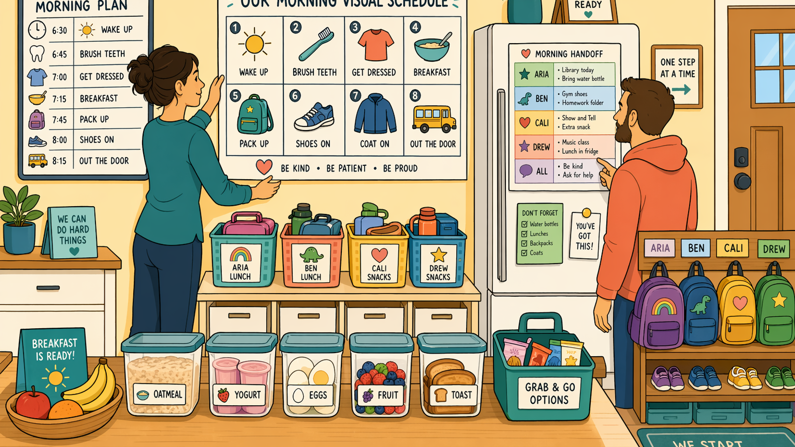 Neurodivergent Routines Break Down Faster When Only One Adult Holds the Plan