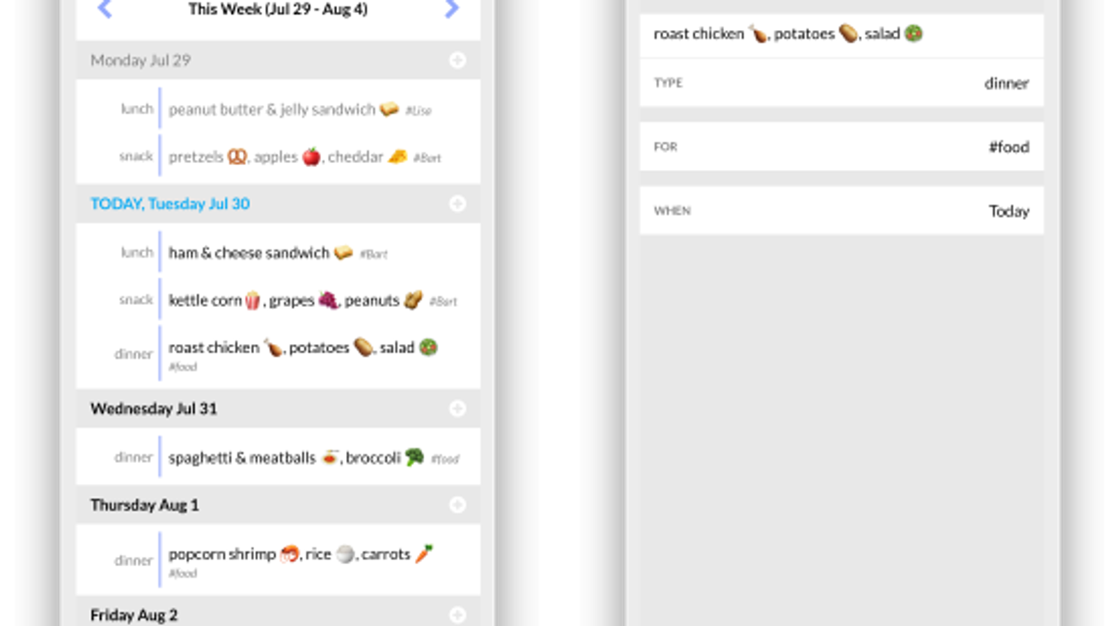 New Feature: Meal Planner