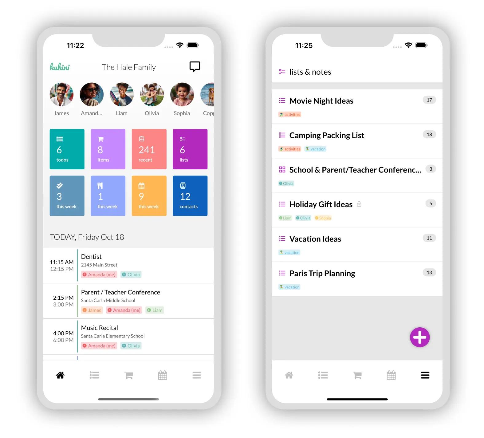 New Lists & Notes feature