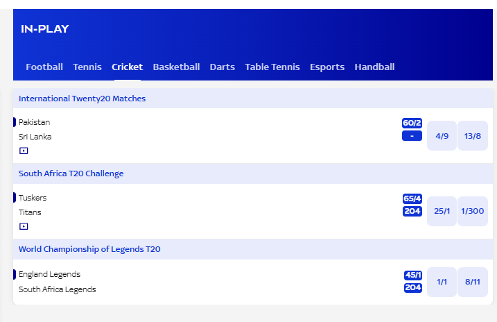 betfred cricket