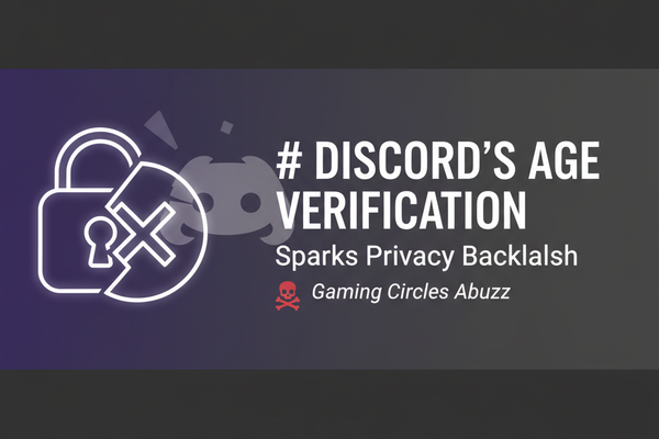 Discord's Global Age Verification Sparks Privacy Backlash in Gaming Circles