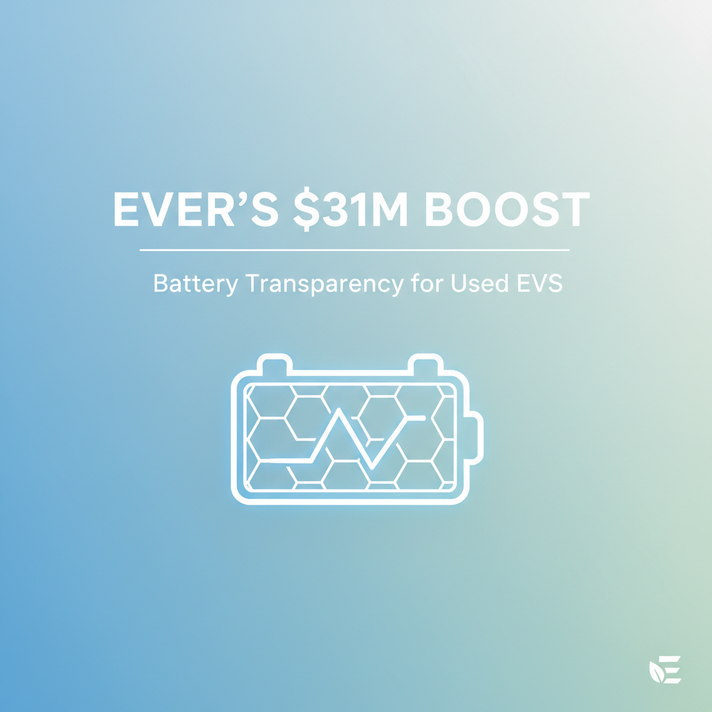 Ever's $31M Raise: Streamlining Used EV Market with Battery Transparency