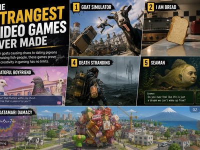 The Strangest Video Games Ever Made