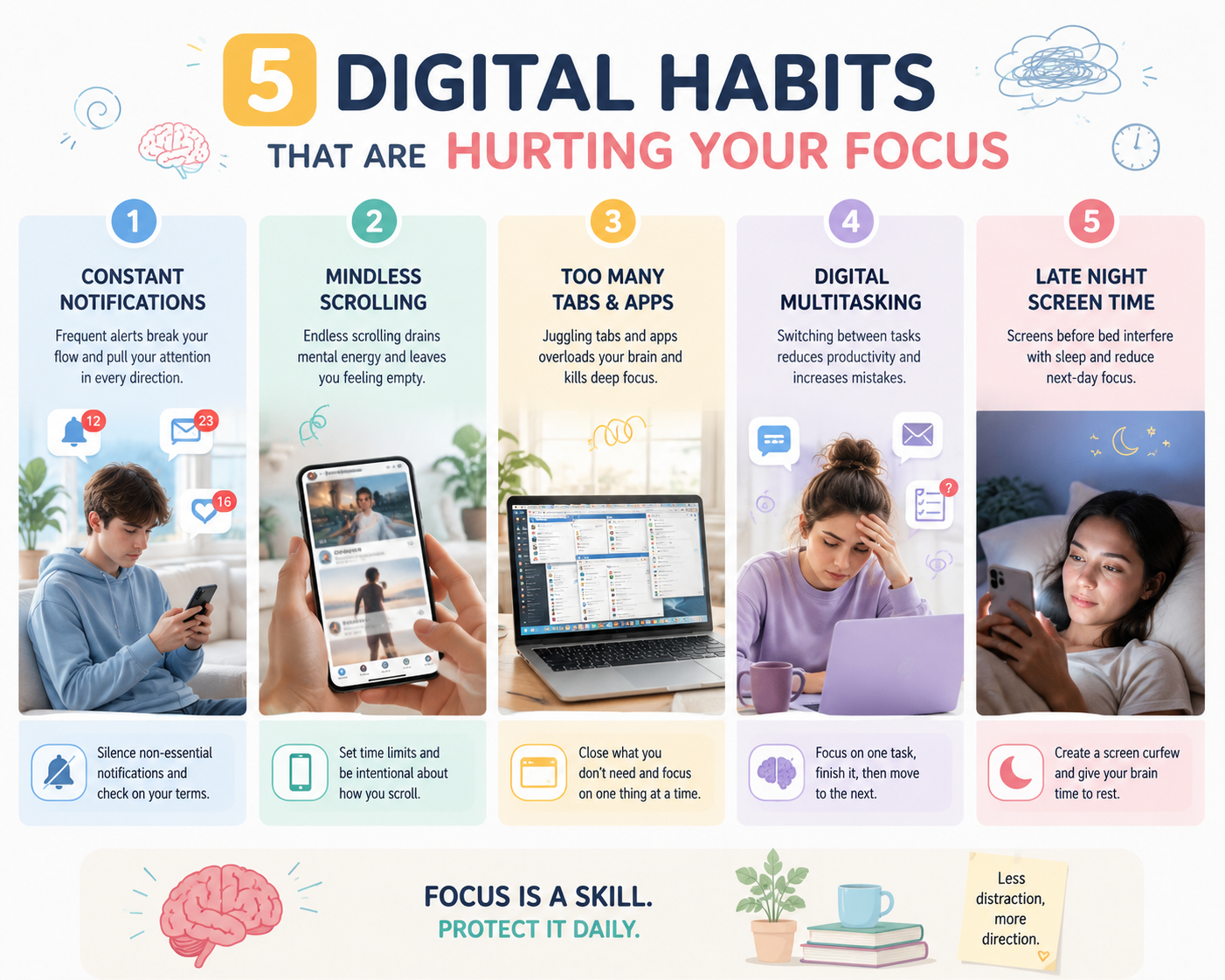 5 Digital Habits That Are Hurting Your Focus
