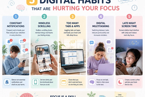 5 Digital Habits That Are Hurting Your Focus