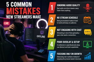 5 Common Mistakes New Streamers Make