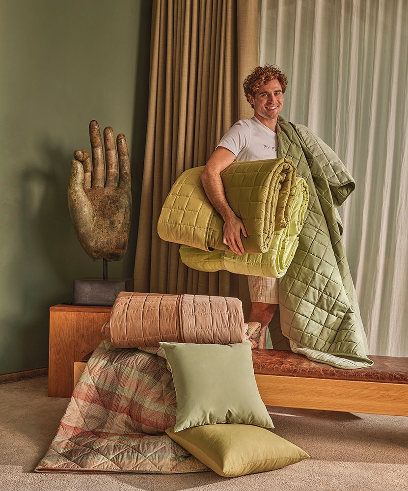 Copriletto primaverile