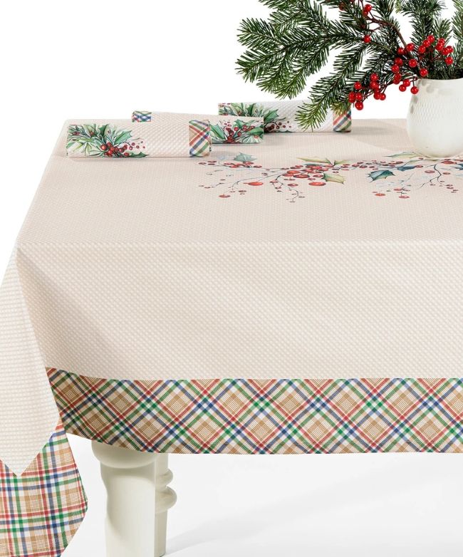 Tovaglie di Natale eleganti e festive