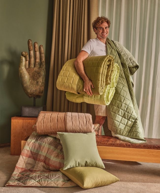 Copriletto primaverile