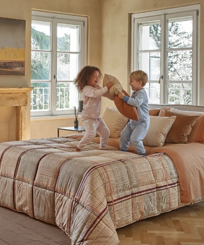 Set Biancheria Da Letto Bambini 3 Pezzi - Piumino 203x228 Cm Con Farfalle